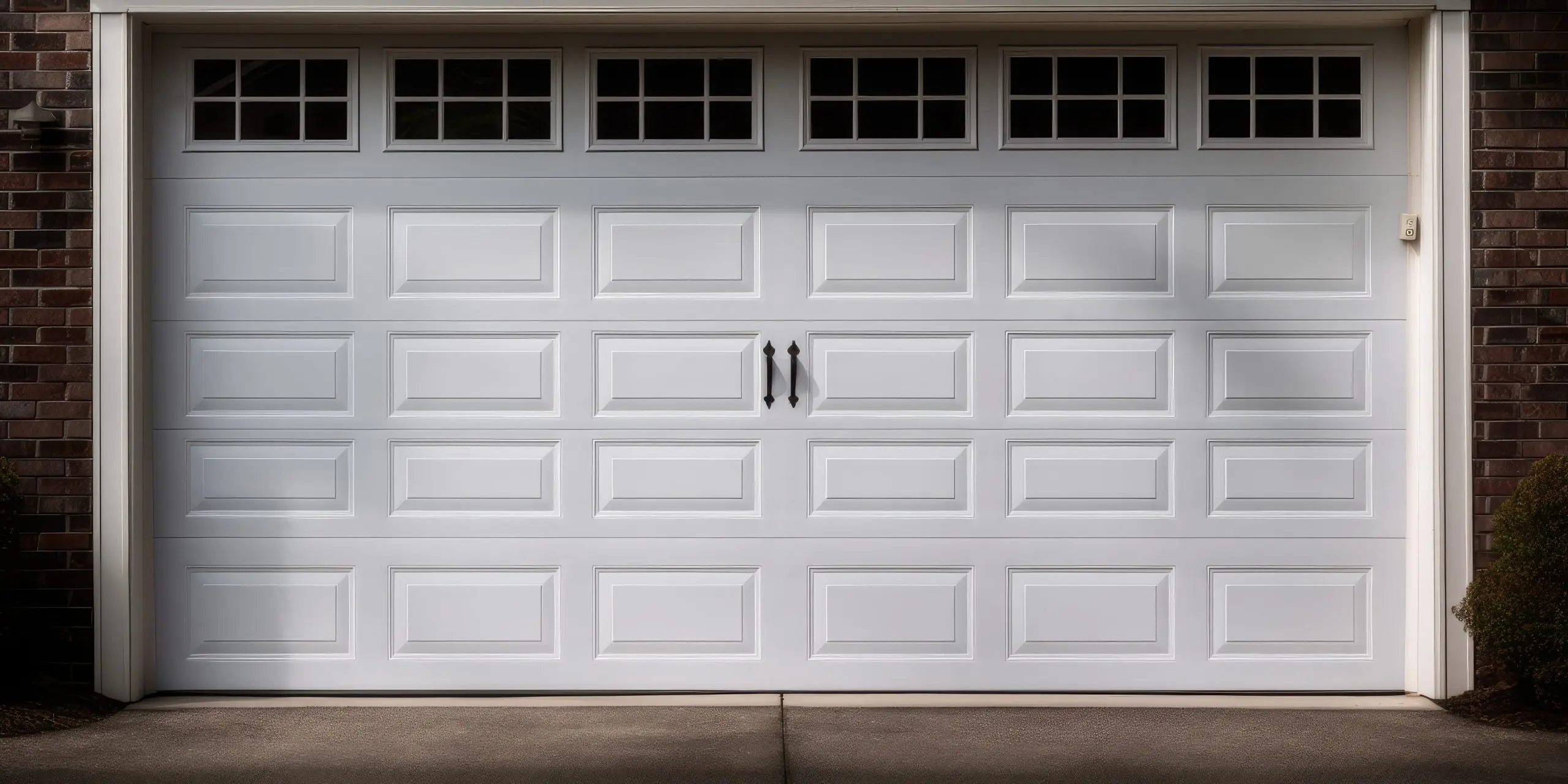 Wide one way enter garage door ideas