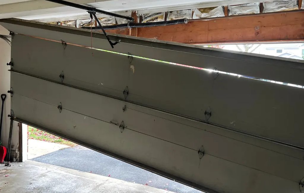 broken garage doors
